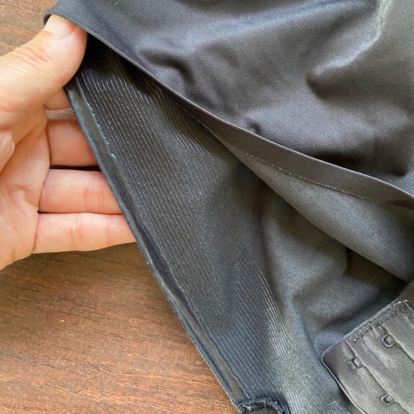 Sexy Sheer Shaping  Bodysuit In Black Super Slimming Size XL - Picture 5 of 6